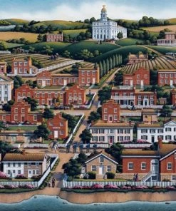 Brand new 🔥 Dowdle Folk Art 500 Pieces Nauvoo 😀