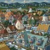 Best Sale ⭐ Dowdle Folk Art 500 Pieces Solvang 🔥 -ART Puzzles Store 0000153 600 Solvang