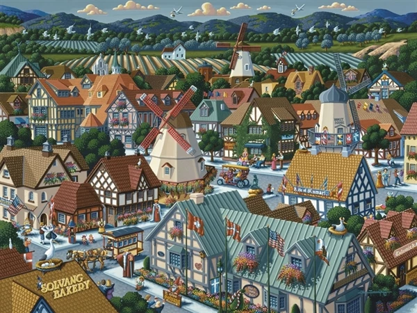 Best Sale ⭐ Dowdle Folk Art 500 Pieces Solvang 🔥 3 Best Sale ⭐ Dowdle Folk Art 500 Pieces Solvang 🔥