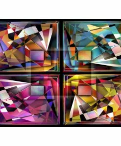 Cheap 🧨 Jacarou Puzzles 1000 Pieces Bling Bling Abstract ⌛