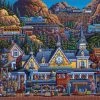 Deals 😀 Dowdle Folk Art 300 Pieces Train Station ✨ -ART Puzzles Store 05470