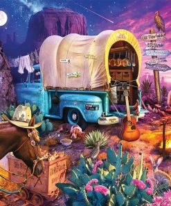 Hot Sale 🥰 Buffalo Games 1000 Pieces Wild West Camp 🧨