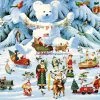 Flash Sale ⌛ Buffalo Games 300 Pieces Jingle Bell Teddy & Friends 🌟 -ART Puzzles Store 079346026265 1a1