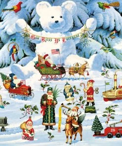 Flash Sale β Buffalo Games 300 Pieces Jingle Bell Teddy & Friends π