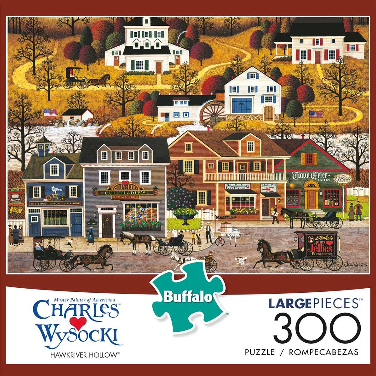 Best Sale 🔔 Buffalo Games 300 Pieces Hawkriver Hollow ✨ 4 Best Sale 🔔 Buffalo Games 300 Pieces Hawkriver Hollow ✨ - Image 2
