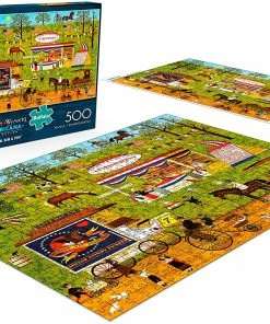 Coupon 🎉 Buffalo Games 500 Pieces Bang, Boom, Bam & Pow ✔️ -ART Puzzles Store 079346037353 O