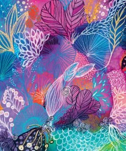 Best Pirce 🔥 Buffalo Games 1000 Pieces Abstract Flora 🤩