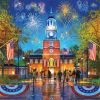 Promo 🔔 Buffalo Games 500 Pieces Independence Hall ⌛ -ART Puzzles Store 079346332090