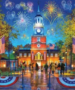 Promo 🔔 Buffalo Games 500 Pieces Independence Hall ⌛
