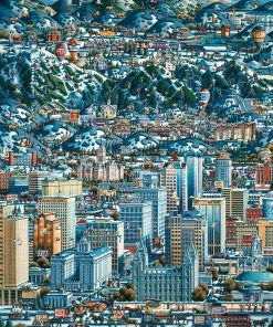 Wholesale 👍 Dowdle Folk Art 1000 Pieces Salt Lake Winter ✔️