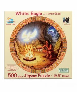 Flash Sale 🥰 SunsOut 500 Pieces White Eagle 😍 -ART Puzzles Store 21804whiteeagle front