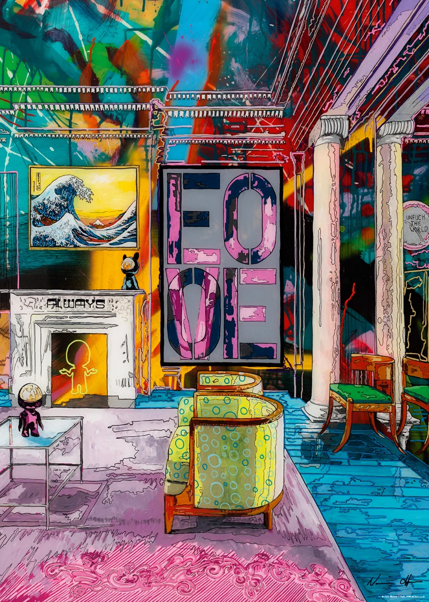 Discount ๐ Heye 1000 Pieces Room With Wave ๐ 3 Discount ๐ Heye 1000 Pieces Room With Wave ๐