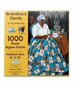 Best deal ✨ SunsOut 1000 Pieces Gramma's Hands ❤️ -ART Puzzles Store 46857grandmashands1000 frontPW