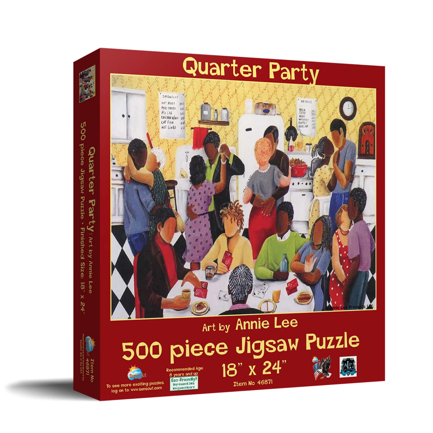 Cheapest ๐ฏ SunsOut 500 Pieces Quarter Party ๐คฉ 4 Cheapest ๐ฏ SunsOut 500 Pieces Quarter Party ๐คฉ - Image 2