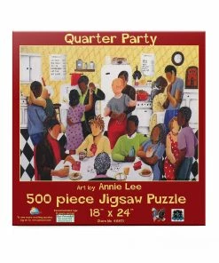 Cheapest ๐ฏ SunsOut 500 Pieces Quarter Party ๐คฉ 7 Cheapest ๐ฏ SunsOut 500 Pieces Quarter Party ๐คฉ -ART Puzzles Store 46871quarterparty front