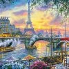 Best Pirce 🥰 Castorland 500 Pieces Tea Time In Paris 🔔 -ART Puzzles Store 53018