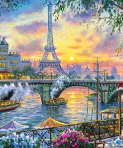 Best Pirce 🥰 Castorland 500 Pieces Tea Time In Paris 🔔