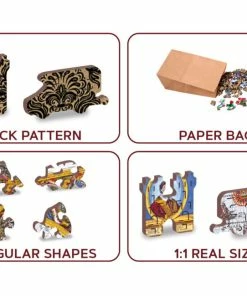 Hot Sale ✨ Wooden City Varies Pieces Nova Terrarum Antique Map ❤️ -ART Puzzles Store 5904151821994 4