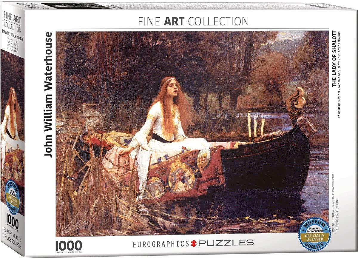 Best reviews of 😍 Eurographics 1000 Pieces The Lady Of Shalott 👏 4 Best reviews of 😍 Eurographics 1000 Pieces The Lady Of Shalott 👏 - Image 2