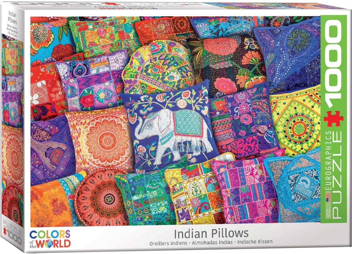 Best Pirce โ Eurographics 1000 Pieces Indian Pillows ๐คฉ 4 Best Pirce โ Eurographics 1000 Pieces Indian Pillows ๐คฉ - Image 2