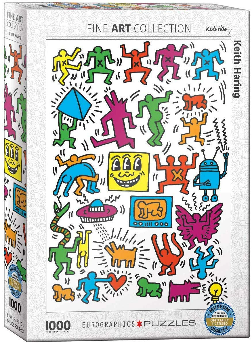 Buy 🔔 Eurographics 1000 Pieces Keith Haring - Collage 🤩 3 Buy 🔔 Eurographics 1000 Pieces Keith Haring - Collage 🤩