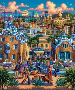 Best deal 👏 Dowdle Folk Art 500 Pieces Barcelona ✨