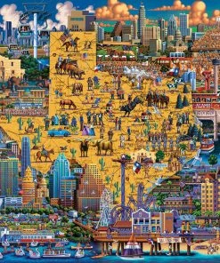 Top 10 🎉 Dowdle Folk Art 500 Pieces Best Of Texas 🌟