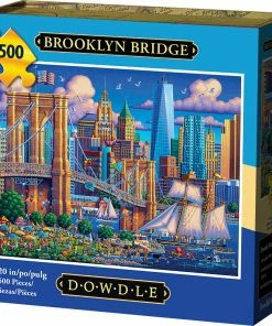 Promo ๐คฉ Dowdle Folk Art 550 Pieces Brooklyn Bridge ๐ 8 Promo ๐คฉ Dowdle Folk Art 550 Pieces Brooklyn Bridge ๐ -ART Puzzles Store 671095004398 3