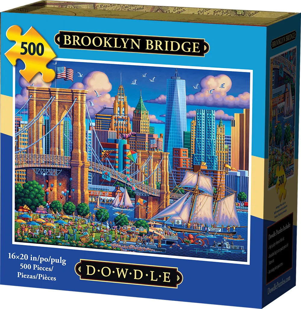 Promo ๐คฉ Dowdle Folk Art 550 Pieces Brooklyn Bridge ๐ 5 Promo ๐คฉ Dowdle Folk Art 550 Pieces Brooklyn Bridge ๐ - Image 3