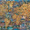 New ❤️ Dowdle Folk Art 500 Pieces Best Of The World 🎁 -ART Puzzles Store 671095004411 1