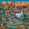 Best reviews of 😍 Dowdle Folk Art 500 Pieces Sunny St. George 🎁 -ART Puzzles Store 671095004503