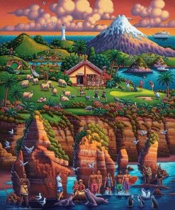 Deals 😀 Dowdle Folk Art 500 Pieces New Zealand North 🌟