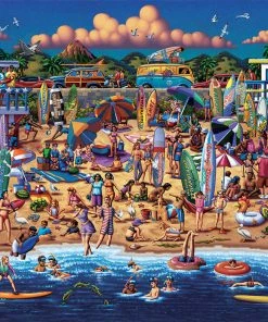 Brand new ✨ Dowdle Folk Art 500 Pieces Surfin' USA 🌟