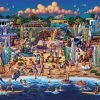New 👍 Dowdle Folk Art 300 Pieces Surfin' USA 🔔 -ART Puzzles Store 671095005166 p