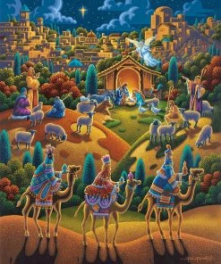 Cheap ❤️ Dowdle Folk Art 1000 Pieces Nativity 🥰