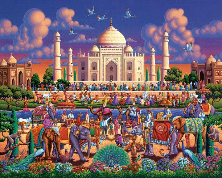 Best Sale π― Dowdle Folk Art 1000 Pieces Taj Mahal β 3 Best Sale π― Dowdle Folk Art 1000 Pieces Taj Mahal β