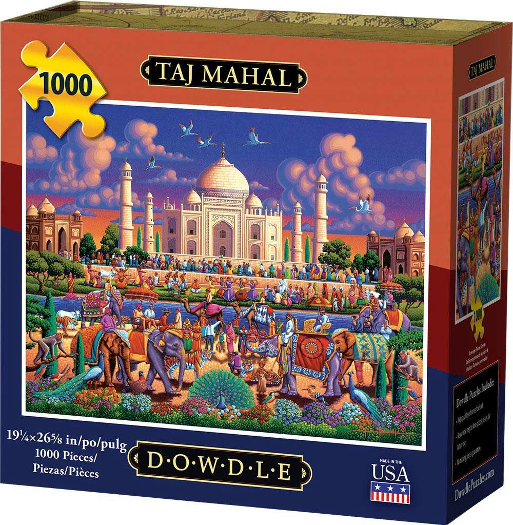 Best Sale π― Dowdle Folk Art 1000 Pieces Taj Mahal β 4 Best Sale π― Dowdle Folk Art 1000 Pieces Taj Mahal β - Image 2