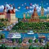 Best deal 🧨 Dowdle Folk Art 1000 Pieces Ottawa River ⌛ -ART Puzzles Store 671095103879