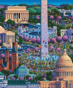 Wholesale ✔️ Dowdle Folk Art 500 Pieces Washington D.C. Mall 😉