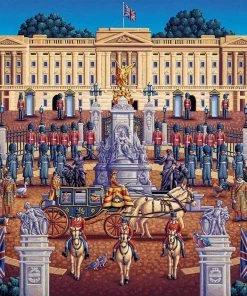New 💯 Dowdle Folk Art 1000 Pieces Buckingham Palace 😍