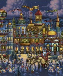 Outlet β Dowdle Folk Art 100 Pieces Santa's Workshop β