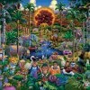 Brand new ❤️ Dowdle Folk Art 500 Pieces Animals Of Eden 🥰 -ART Puzzles Store 671095303675