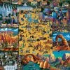 Best Sale 🛒 Dowdle Folk Art 100 Pieces Best Of Utah 🌟 -ART Puzzles Store 671095304061 1