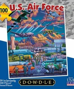 Wholesale 🥰 Dowdle Folk Art 100 Pieces U.S. Air Force 🌟