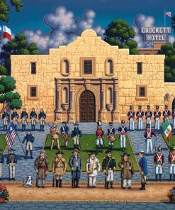 Top 10 🛒 Dowdle Folk Art 250 Pieces The Alamo Mini Puzzle 🔔