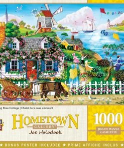 Discount 🧨 MasterPieces 1000 Pieces Rambling Rose Cottage 😍