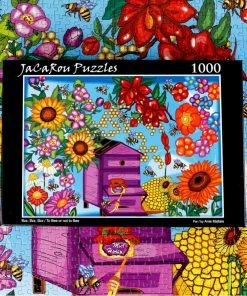 Hot Sale 🧨 Jacarou Puzzles 1000 Pieces To Bee Or Not To Bee 😀 -ART Puzzles Store 731093611056 3