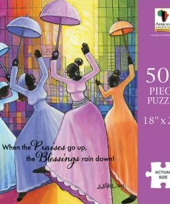 Coupon 💯 African American Expressions 500 Pieces Praises Go Up 🛒