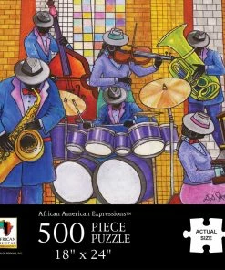 Outlet 🥰 African American Expressions 500 Pieces Jazz ❤️