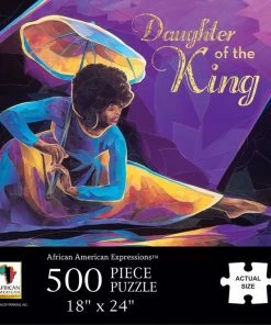 Best Pirce ⭐ African American Expressions 500 Pieces Praise Dancer With Umbrella ⭐